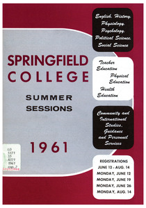 Summer School Catalog, 1961