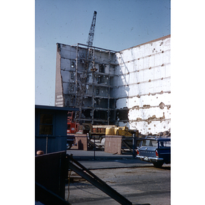 Boston Storage Warehouse under demolition