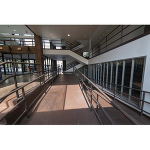 Harriet Tubman House interior ramp facing Columbus Avenue