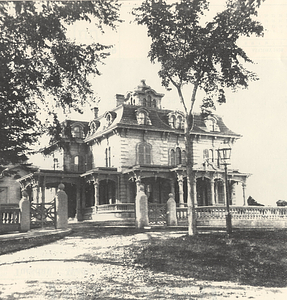Cyrus Wakefield mansion, Main Street, circa 1870