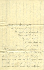 Letter from V. N. Lucia to Tokumatsu Nakajima
