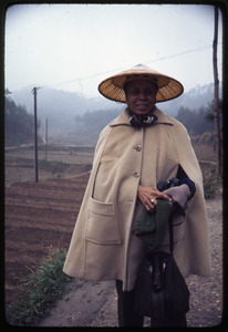 Margaret Burroughs in Chinese hat