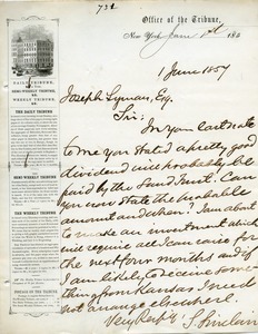 Letter from L. Simpson to Joseph Lyman