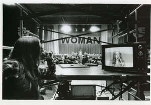 Gloria Steinem on monitor