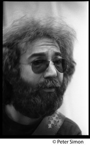 Jerry Garcia: portrait close-up