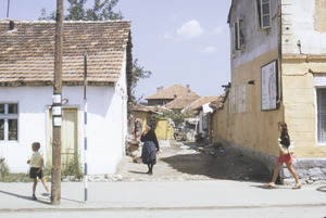 Woman on Struga balcony