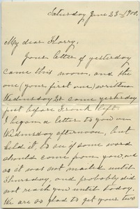 Letter from Hannah Maria Chapin Moodey to Florence Porter Lyman