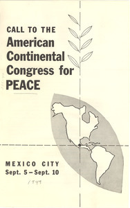 Call to the American Continental Congress for World Peace
