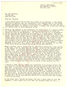 Letter from Cathyn C. Dixon to Roy Wilkins