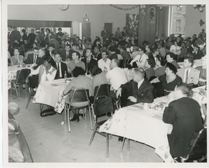 Attendees at Thanksgiving celebration