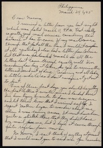 Letter from Harold D. Langland to Norma Langland