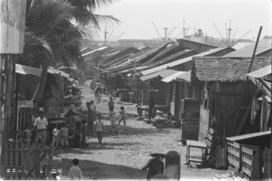 The slum area of Thu Thien in the port area; Saigon.