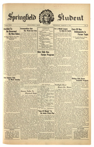 The Springfield Student (vol. 23, no. 17) March 9, 1933