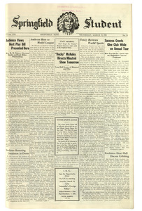 The Springfield Student (vol. 25, no. 25) March 13, 1935