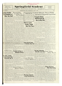 The Springfield Student (vol. 28, no. 07) May 19, 1937