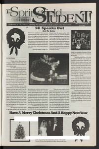 The Springfield Student (vol. 115, no. 12) Dec. 8, 2000