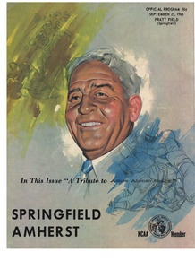 Official Program, Springfield College vs. Amherst College, Sept. 25, 1965