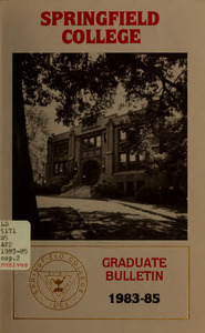 Springfield College Graduate Catalog, 1983-85