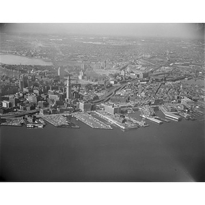 Waterfront, various wharves, Custom House area, and North End, Boston, MA