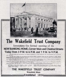 Wakefield Trust Company, 1924