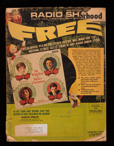 Radio Shack 1968 holiday gift catalog #184, Radio Shack, 730 Commonwealth Ave., Boston, Mass.