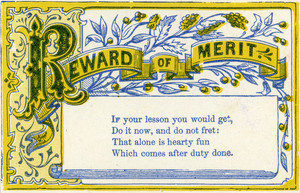 Reward of merit