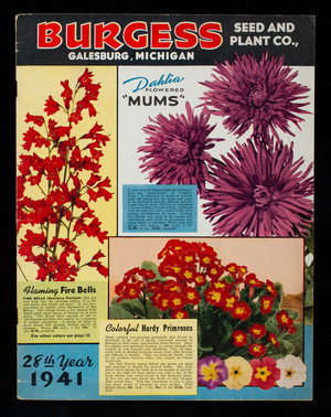 Catalog 1941, Burgess Seed and Plant Co., Galesburg, Michigan