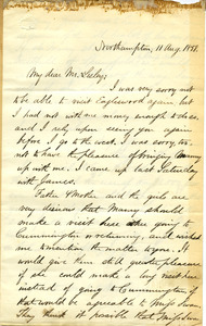 Letter from Benjamin Smith Lyman to Mr. Lesley