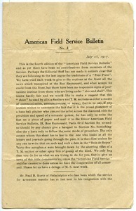 American Field Service bulletin. No. 4