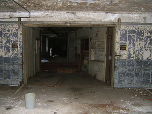 Interior view: past work rooms