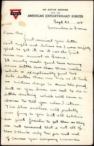 Letter from Charles E. Jackson to brother
