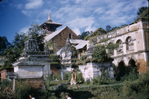 Buildings near the Gokarna Mahadev temple