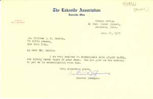 Letter from Arthur B. Jones to W. E. B. Du Bois