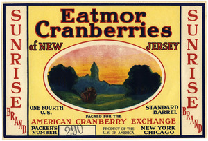 Eatmor Cranberries of New Jersey : Sunrise Brand