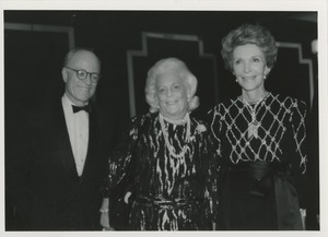 Jeremiah Milbank, Jr., Margaret Milbank Bogert, and first lady Nancy Reagan