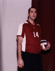 Kevin W. O'Dell with volleyball (c. 2002)