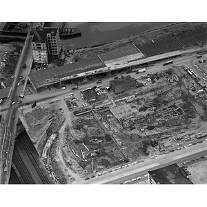 South End, Boston Herald and Expressway construction, Boston, MA