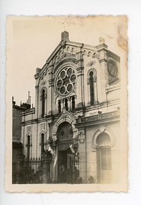 View of unidentified synagogue in Europe