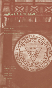 The 1997 YMCA Hall of Fame Induction Program