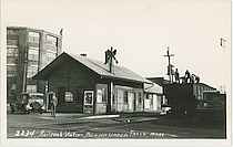 Railroad Station, Newton Upper Falls, Mass.