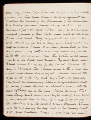 Thomas Lincoln Casey Diary, June-December 1888, 018, them I can show that there are no foundations whatever