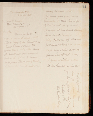 Thomas Lincoln Casey Letterbook (1888-1895), Thomas Lincoln Casey to [Charles] T. Crombe, September 27, 1888
