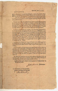 Boston, June 21, 1779: Gentlemen, By the inclosed Votes and Proceedings ...