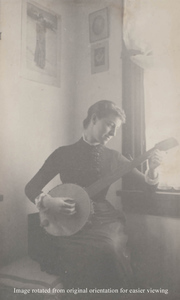Rebecca Dodge with banjo