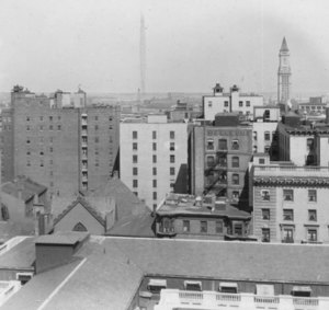 "View over Boston, E.S.E. from State House"