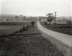Dorothy Canfield Fisher: view down country lane near Fisher home