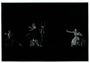 Lust: Richard Jones (l) with four dancers