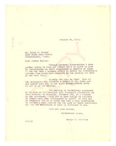 Letter from George W. Crawford to Henry M. Minton