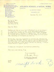 Letter from E. Franklin Frazier to Crisis