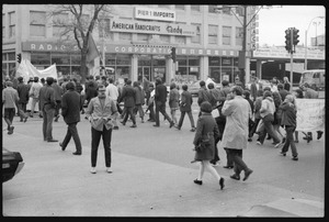 Vote With your Feet anti-Vietnam War protest march